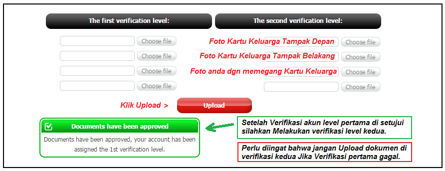 CARA VERIFIKASI AKUN INSTAFOREX | VERIFIKASI 1 DAN 2 LEVEL