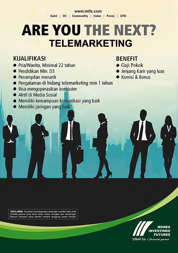 URGENT TELEMARKETING APRIL - MEI 2016