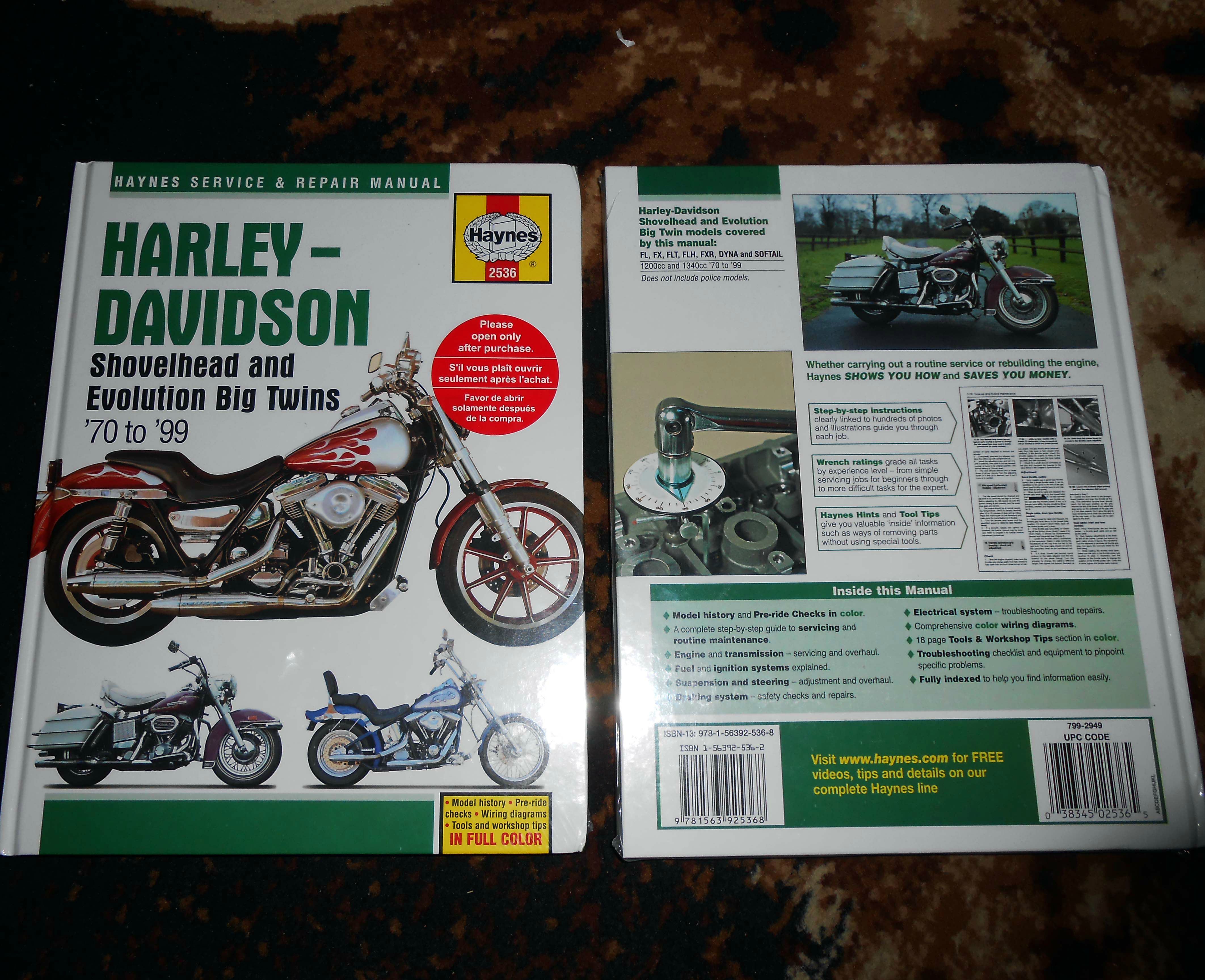 Terjual Haynes Service Repair Manual Harley Davidson Kaskus