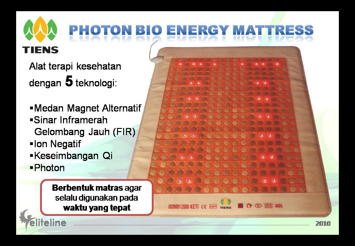 Jual Matras Kesehatan : Tiens Photon Bio Energy Mattress