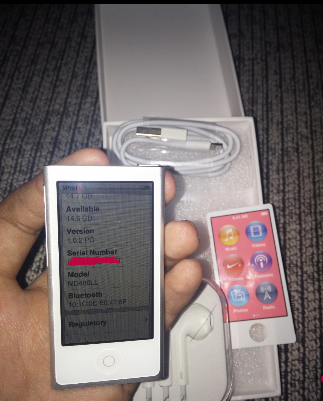 iPod Nano Gen 7 Jarang Pakai (SILVER)