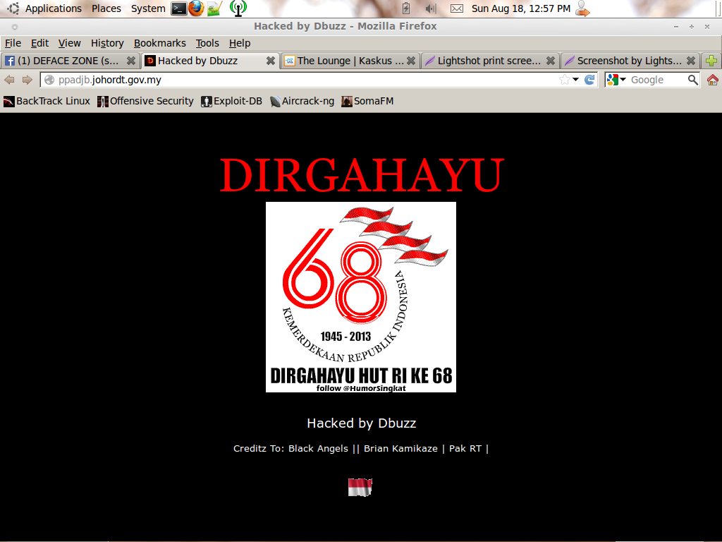 Hacker Juga Menyambut Kemerdekaan