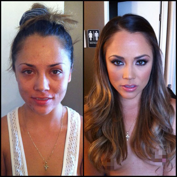 *** PORNSTAR BEFORE AND AFTER MAKEUP *** &#91;PORN MANIAC COME IN - NO BB&#93; 