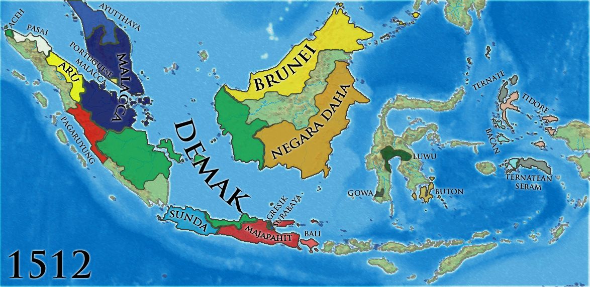 Peta Sejarah Nusantara dari Akhir Masa Singhasari hingga Jaman Kesultanan