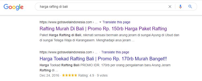 Rafting Telaga Waja Bali | HARGA RAFTING PROMO MANTAB