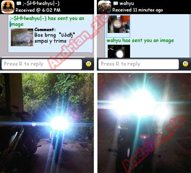 Fog Lamp, Lampu Sorot LED Cree / LED Luxeon, Irit Listrik, Anti Air, Bisa Semua Motor