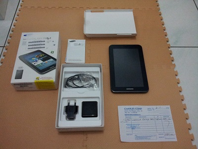 Galaxy Tab 2 P3100 7 Inch Garansi Resmi Panjang Mulus 99% Seperti Baru Jual Rugi !!!!