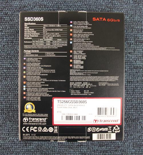&#91;Unboxing&#93; SSD Transcend 360S 256GB