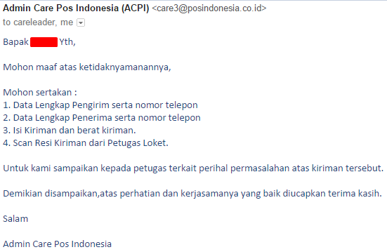 Agan pernah ngalami? Proses kirim Pos Indonesia lama, wajar atau tidak wajar?