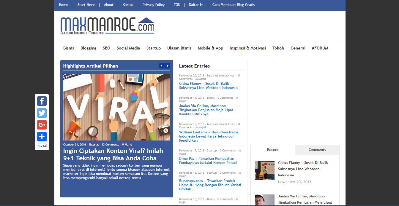 9 Situs Portal Yang Membahas Tentang Startup