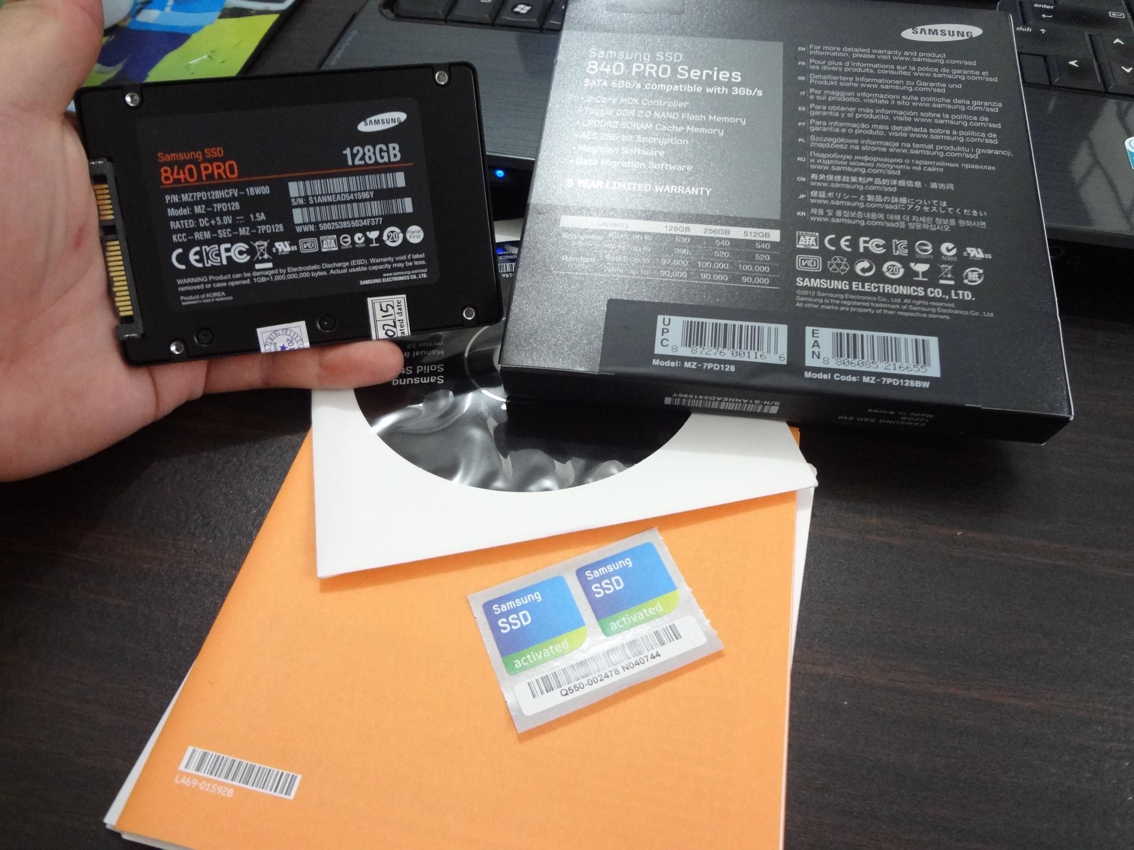 Samsung - SSD 840 Pro 128GB - MURAH GAN !!