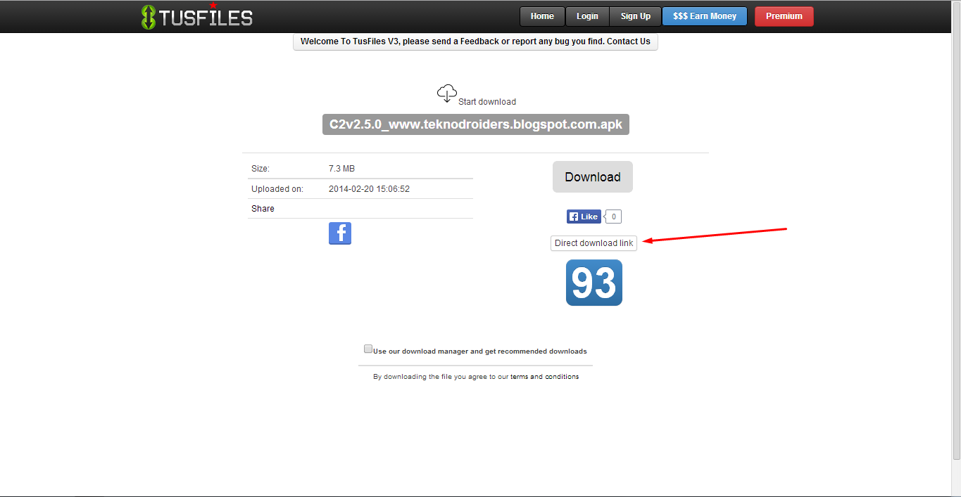 Cara Mendownload File di Tusfile Tampilan Baru