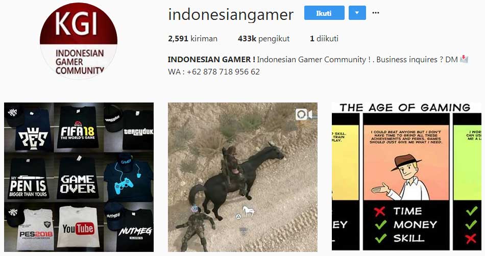 5 Akun Instagram Lokal Bertema Gaming yang Cocok untuk Di-Follow!