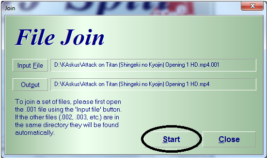 Cara menggabungkan file yang sudah didownload