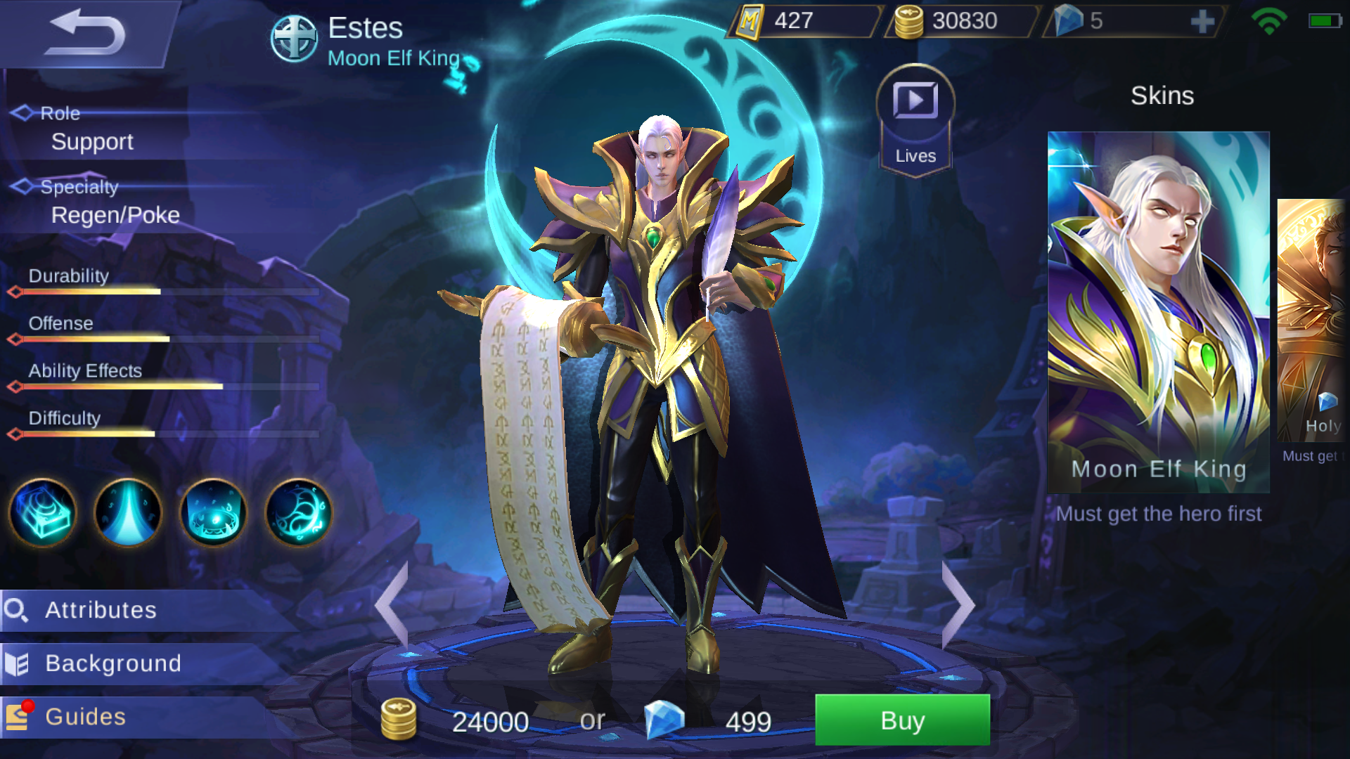 Auto MVP, Tutorial Build Estes Mobile Legends