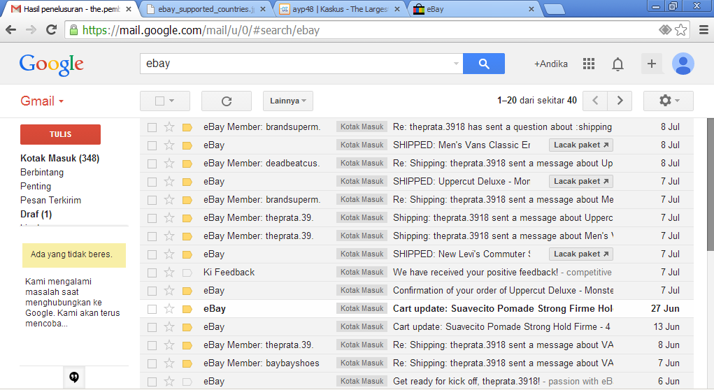 Jasa Checkout eBay (75% dari Harga Barang) - GARANSI SAMPAI SHIPPED (Barang Dikirim)
