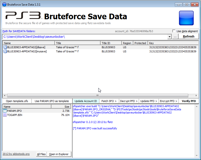 Bruteforce save data ps3 как пользоваться