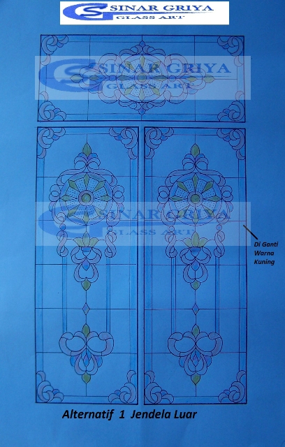 BISNIS Interior Eksterior KACA PATRI , KACA INLAY , KACA GRAVIR , Sinar Griya