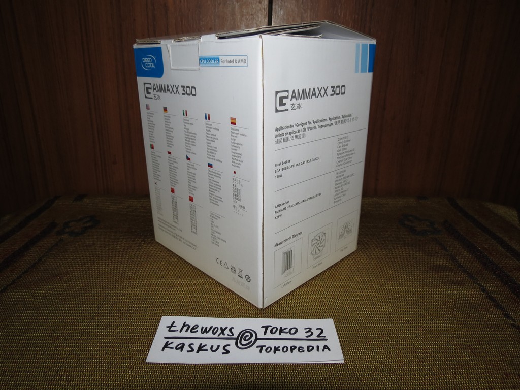 Jual DEEPCOOL GAMMAXX 300, CPU Cooler (Fan + Heatsink) Untuk Intel & AMD - Bandung
