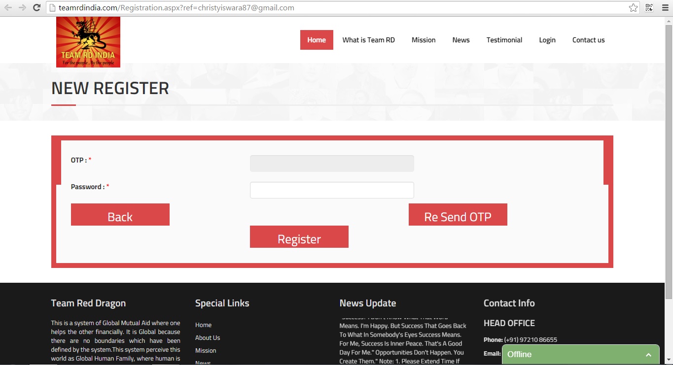 &#91;seijiiiii&#93;Team RD India | Peer To Peer Tanpa Task | 4%/Day