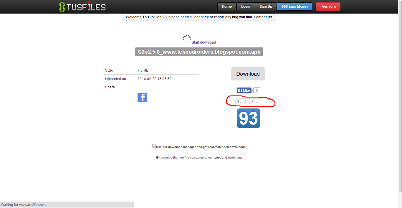 Cara Mendownload File di Tusfile Tampilan Baru