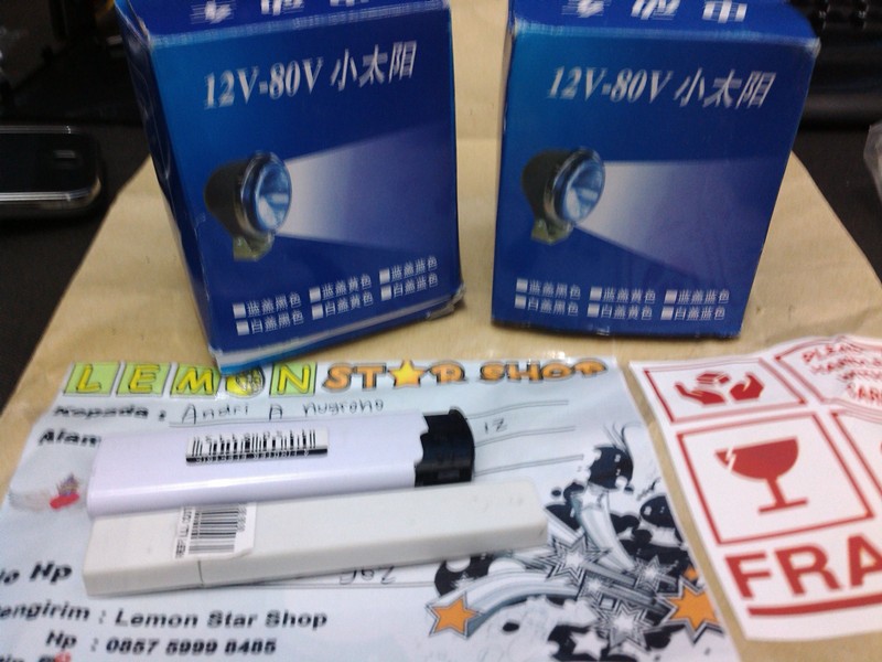 Fog Lamp, Lampu Sorot LED Cree / LED Luxeon, Irit Listrik, Anti Air, Bisa Semua Motor