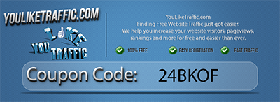 &#91;FREE&#93;Youliketraffic.com Coupon Code Free Website Traffic Hits (Traffic gratis)