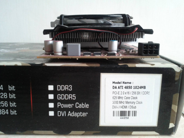 Jual VGA Digital Alliance ATI Radeon HD4850 1GB DDR5 256BIT