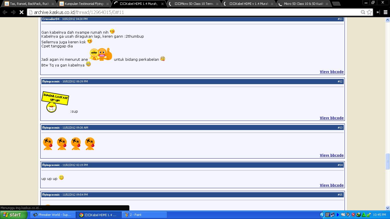 Kumpulan Testimonial Flyingcosmic