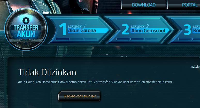 Transfer Akun PB Gemscool ke Garena
