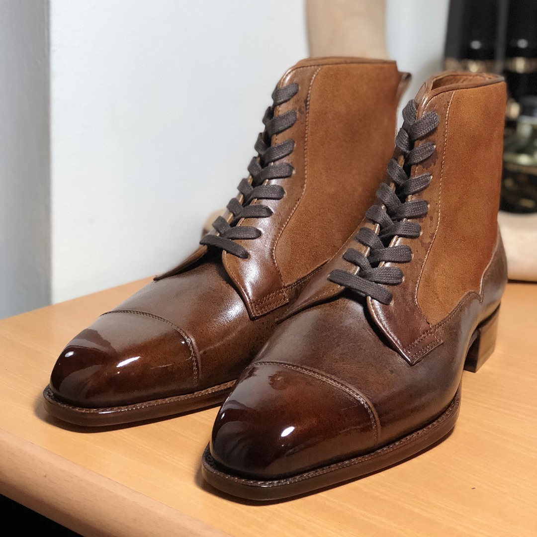 &#91;Initial Impression&#93; Winson Vanquish Blucher Boots, in Antique Sained Crust Leather.