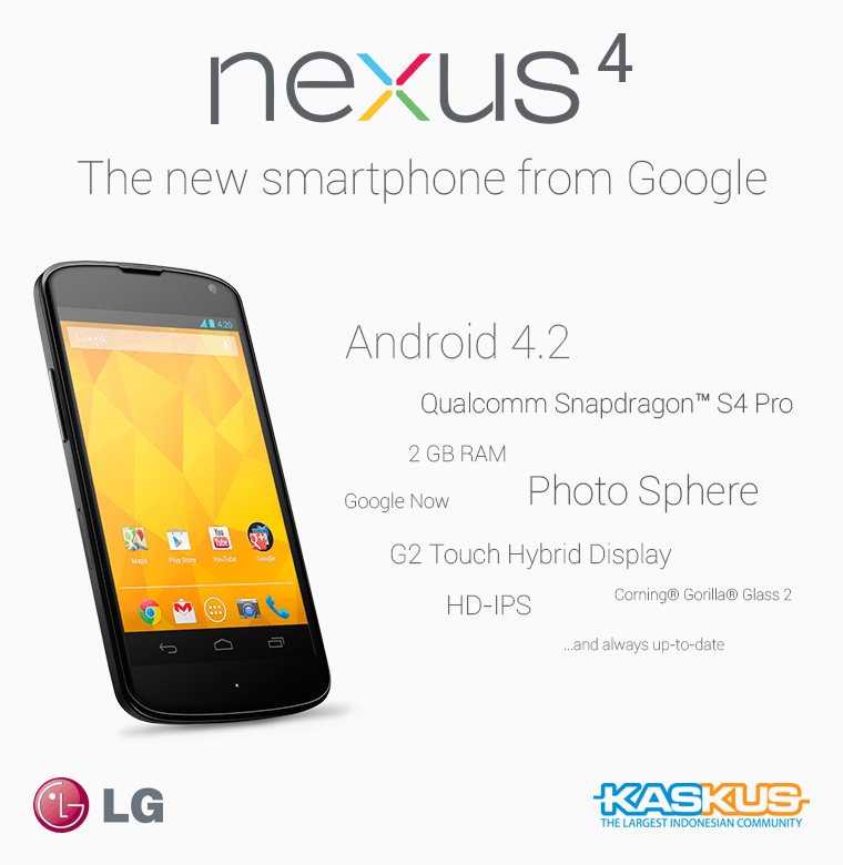 &#91;OFFICIAL LOUNGE&#93; LG Nexus 4 | The new smartphone from Google