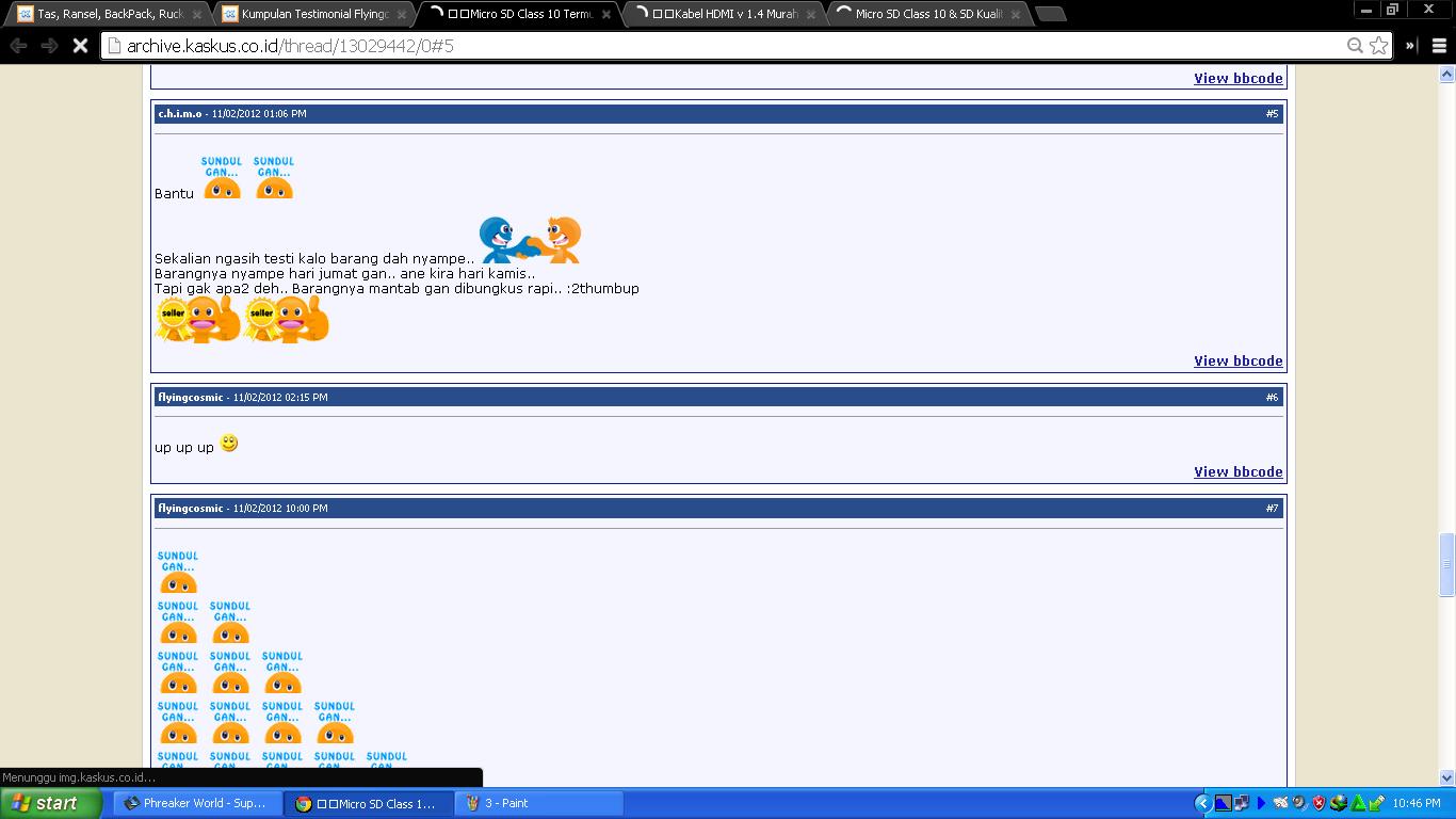 Kumpulan Testimonial Flyingcosmic