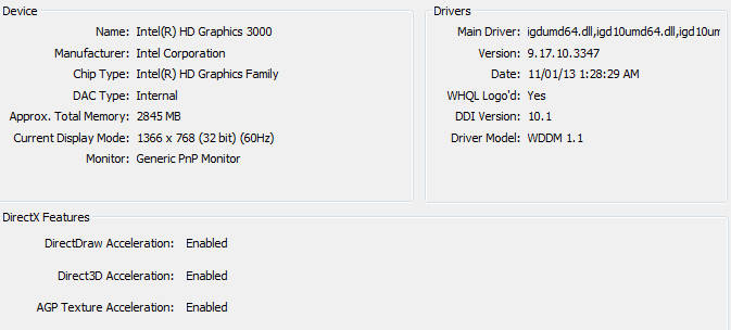 Ошибка critical error could not find any compatible direct3d acceleration devices aion