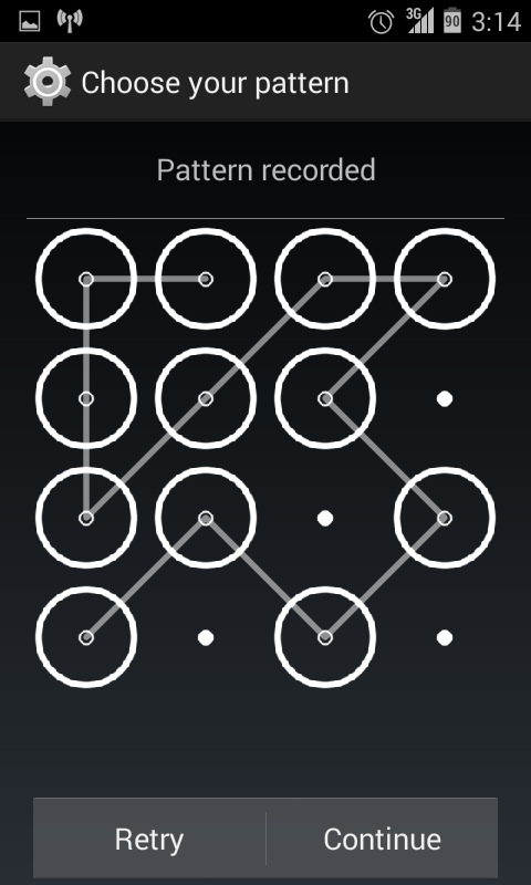 Lock Pattern Yang Paling Sulit Ditebak