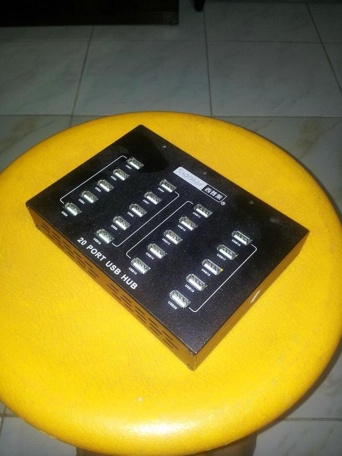 DIJUAL USB HUB 20 PORT merk SIPOLAR