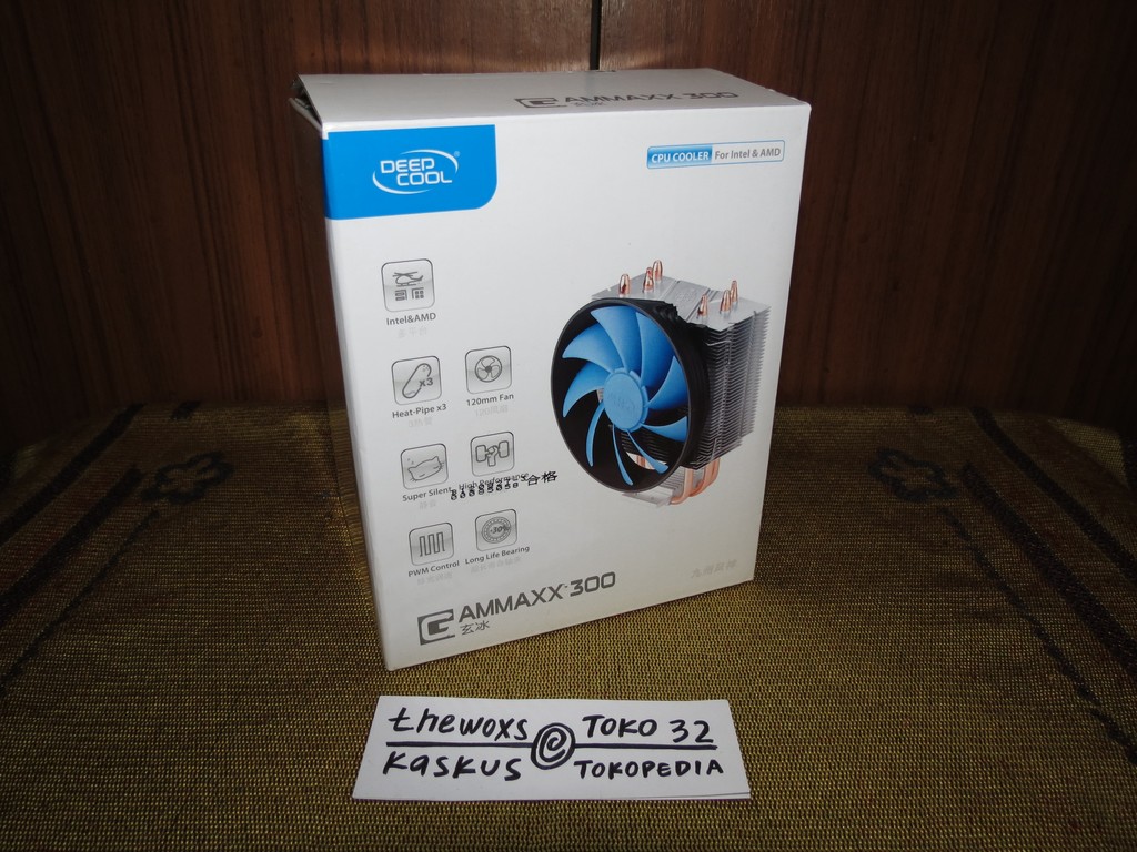 Jual DEEPCOOL GAMMAXX 300, CPU Cooler (Fan + Heatsink) Untuk Intel & AMD - Bandung