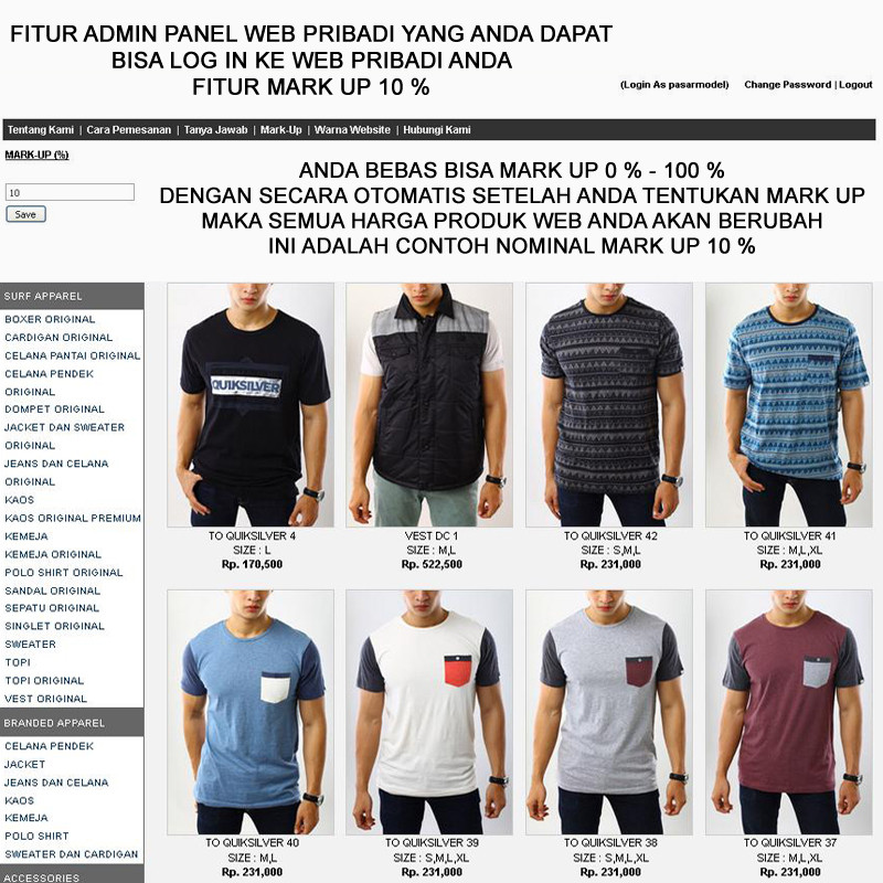 FITUR WEB MARK UP