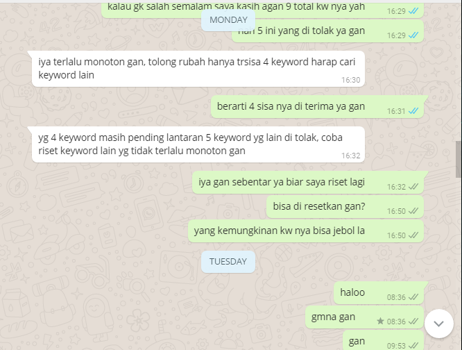 JASA ADWORDS PENIPU !! Saya hanya berbagi pengalaman agar tidak ada yg menjadi korban