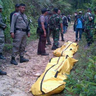Jenazah anggota Polres Poso