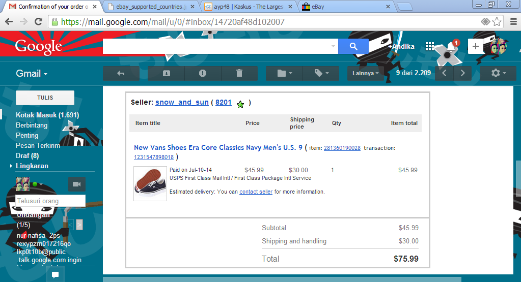Jasa Checkout eBay (75% dari Harga Barang) - GARANSI SAMPAI SHIPPED (Barang Dikirim)