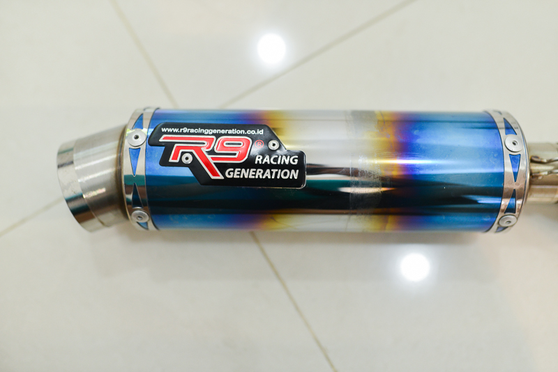 Knalpot R9 New Mugello for KLX 150 mulusss, main jet Keihin ORI, KTC, Xtreme