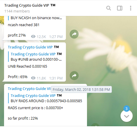 Signal Trading PREMIUM Seharga 0.15BTC Dijual 0.015Btc,Profit 500%-1000%/Bulan