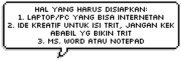TRIK: BIKIN TRIT ALA KOMIK