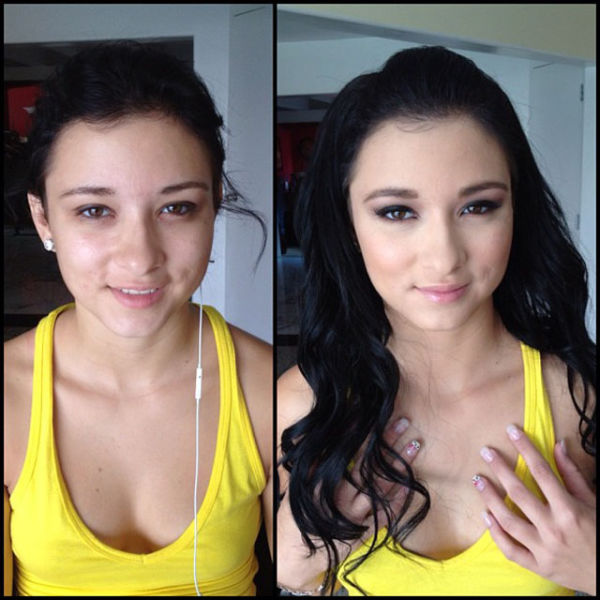 *** PORNSTAR BEFORE AND AFTER MAKEUP *** &#91;PORN MANIAC COME IN - NO BB&#93; 