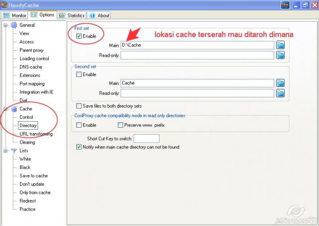 HandyCache - internet lebih hemat dan cepat