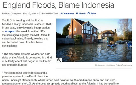 &#91;Salah Jokowi??&#93; Indonesia dituding penyebab banjir Inggris