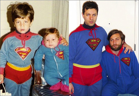 UNIK FOTO MASIH KECIL DI RECREATE SAAT DEWASA 