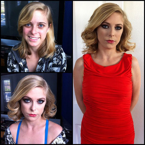 *** PORNSTAR BEFORE AND AFTER MAKEUP *** &#91;PORN MANIAC COME IN - NO BB&#93; 