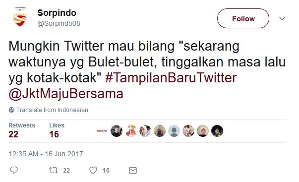Kicauan User Soal #TampilanBaruTwitter, yang Terakhir On Point Banget